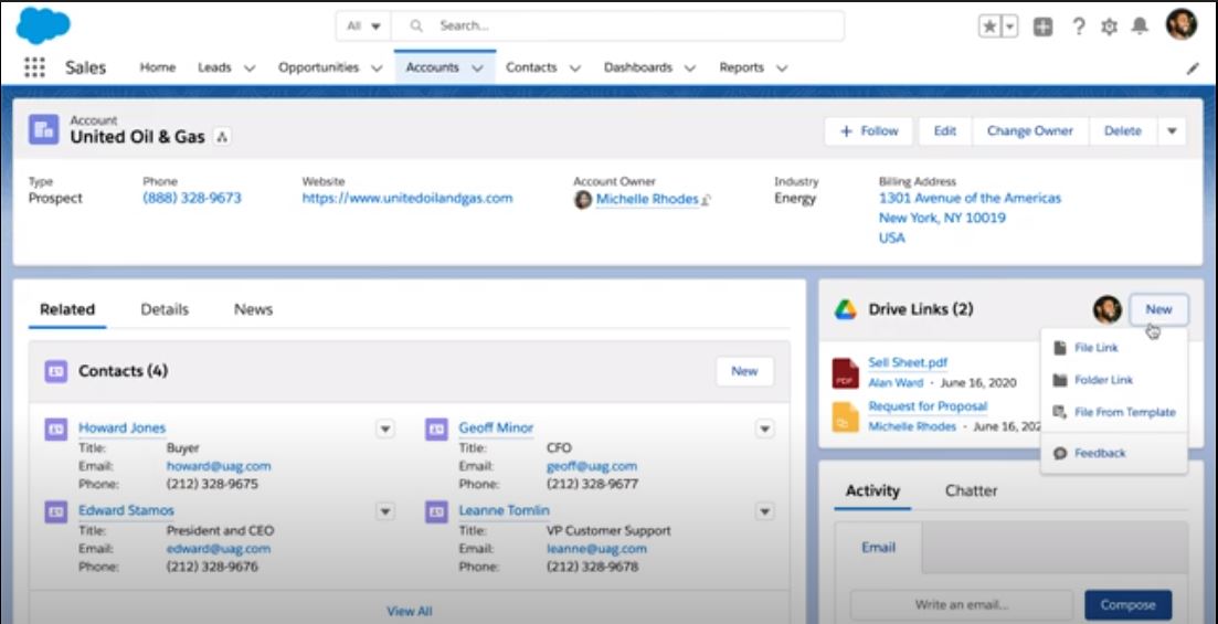 screenshot of Drive Connect
